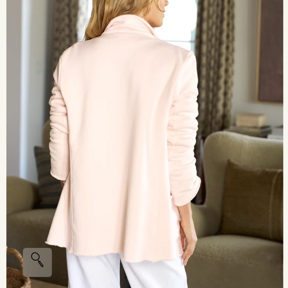 Frank & Eileen BELFAST Sweatshirt Peacoat
Petal Pink Double-Breasted Jacket Sz L - Picture 5 of 14